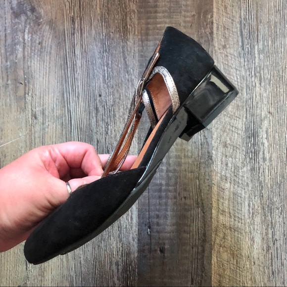 Gentle Souls | Black Suede Heels - Picture 2 of 7